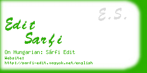 edit sarfi business card